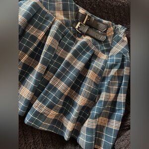 Zara Plaid Girls Skirt